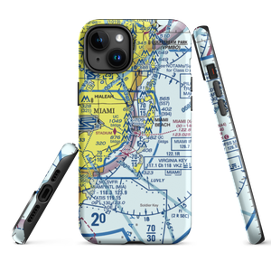 Miami Seaplane Base (X44) VFR Sectional  Tough iPhone Case