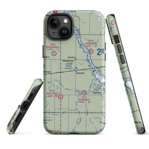 Michael Zurcher Farm Strip (94ND) VFR Sectional  Tough iPhone Case