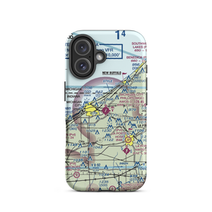 Michigan City Municipal Airport (MGC) VFR Sectional  Tough iPhone Case