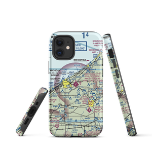 Michigan City Municipal Airport (MGC) VFR Sectional  Tough iPhone Case