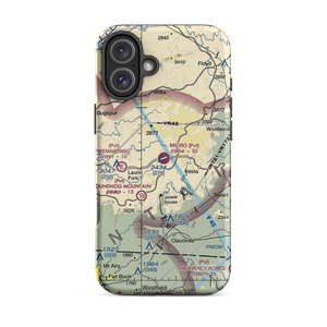 Micro Airport (1VA1) VFR Sectional  Tough iPhone Case