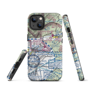 Mid Atlantic Soaring Center Airport (W73) VFR Sectional  Tough iPhone Case