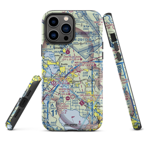 Mid Florida at Eustis Airport (X55) VFR Sectional  Tough iPhone Case