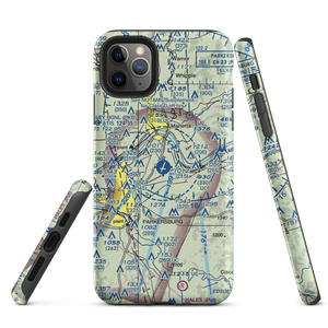 Mid Ohio Valley Regional Airport (PKB) VFR Sectional  Tough iPhone Case