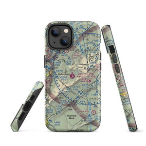 Mid-State Regional Airport (PSB) VFR Sectional  Tough iPhone Case