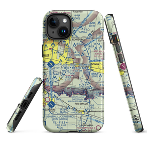 Mid-Valley Dusters Inc Airport (43TX) VFR Sectional  Tough iPhone Case