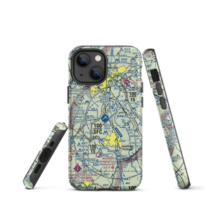 Middle Georgia Regional Airport (MCN) VFR Sectional  Tough iPhone Case
