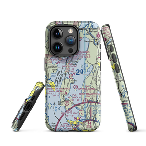 Middle Hero Seaplane Base (29VT) VFR Sectional  Tough iPhone Case