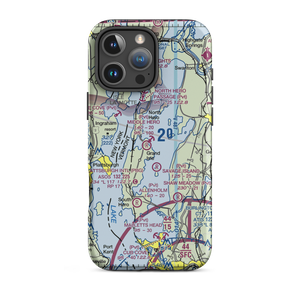 Middle Hero Seaplane Base (29VT) VFR Sectional  Tough iPhone Case