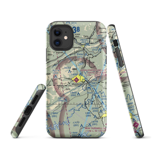 Middlesboro-Bell County Airport (1A6) VFR Sectional  Tough iPhone Case