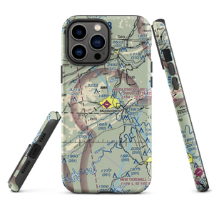 Middlesboro-Bell County Airport (1A6) VFR Sectional  Tough iPhone Case