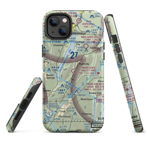 Middlesex Valley Airport (4N2) VFR Sectional  Tough iPhone Case