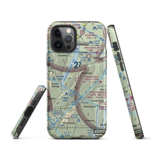 Middlesex Valley Airport (4N2) VFR Sectional  Tough iPhone Case