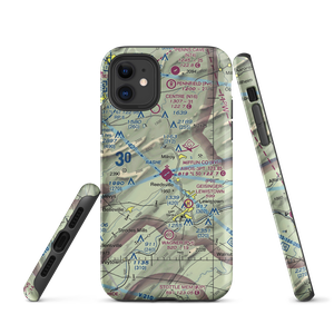 Mifflin County Airport (RVL) VFR Sectional  Tough iPhone Case