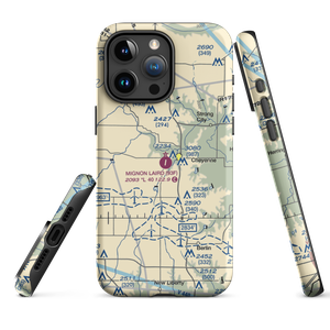 Mignon Laird Municipal Airport (93F) VFR Sectional  Tough iPhone Case