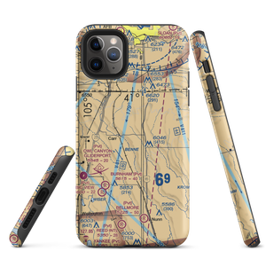 Mile Hi Airport (47CO) VFR Sectional  Tough iPhone Case