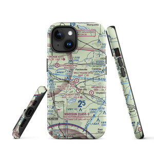 Mill House Field (WS15) VFR Sectional  Tough iPhone Case