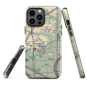 Mill Iron Ranch South Airport (36XS) VFR Sectional  Tough iPhone Case