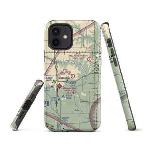 Mill Iron Ranch South Airport (36XS) VFR Sectional  Tough iPhone Case