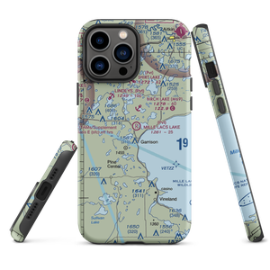 Mille Lacs Lake Resort Airport (7MN4) VFR Sectional  Tough iPhone Case