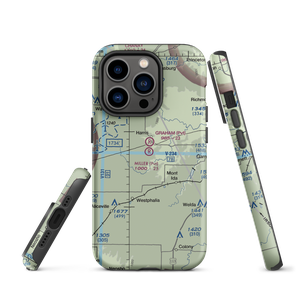 Miller Airport (9KS7) VFR Sectional  Tough iPhone Case