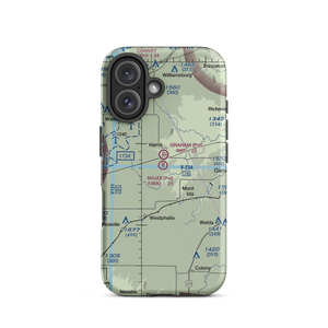 Miller Airport (9KS7) VFR Sectional  Tough iPhone Case