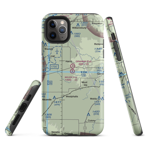 Miller Airport (9KS7) VFR Sectional  Tough iPhone Case