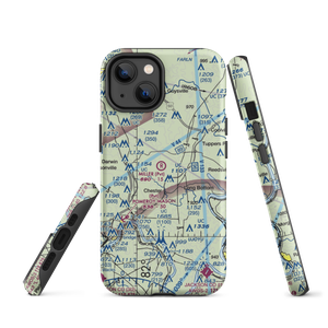 Miller Airport (OI59) VFR Sectional  Tough iPhone Case
