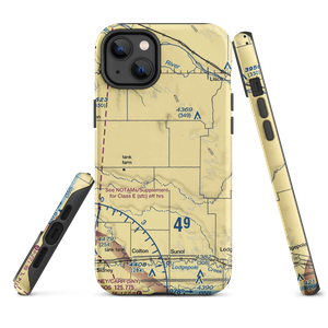 Miller Airstrip (1NE6) VFR Sectional  Tough iPhone Case