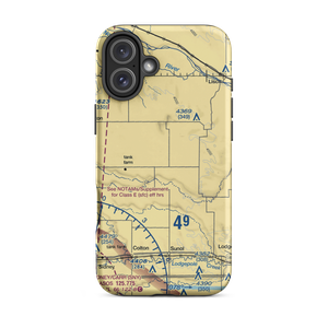 Miller Airstrip (1NE6) VFR Sectional  Tough iPhone Case