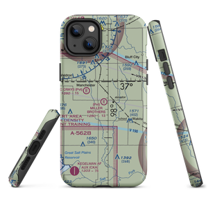 Miller Brothers Airport (OK47) VFR Sectional  Tough iPhone Case