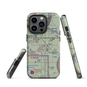 Miller Brothers Airport (OK47) VFR Sectional  Tough iPhone Case