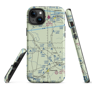 Miller Farm Airport (MU21) VFR Sectional  Tough iPhone Case