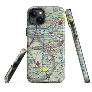 Miller Farm Landing Strip (7B4) VFR Sectional  Tough iPhone Case