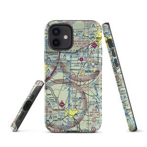 Miller Farm Landing Strip (7B4) VFR Sectional  Tough iPhone Case