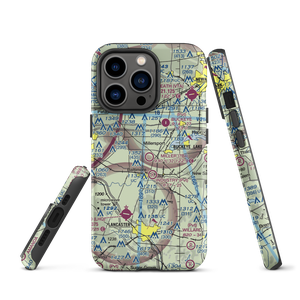 Miller Farm Landing Strip (7B4) VFR Sectional  Tough iPhone Case