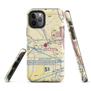 Miller Memorial Airpark (S49) VFR Sectional  Tough iPhone Case