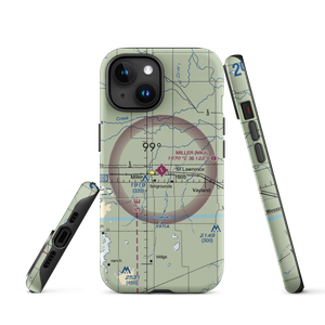 Miller Municipal Airport (MKA) VFR Sectional  Tough iPhone Case