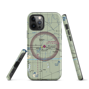 Miller Municipal Airport (MKA) VFR Sectional  Tough iPhone Case