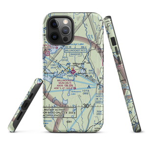 Millinocket Municipal Airport (MLT) VFR Sectional  Tough iPhone Case