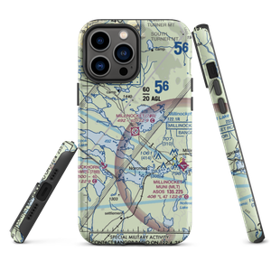 Millinocket Seaplane Base (70B) VFR Sectional  Tough iPhone Case