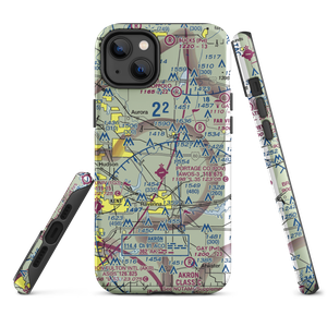 Mills Airport (7E3) VFR Sectional  Tough iPhone Case