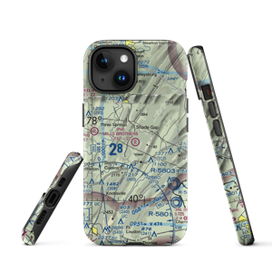 Mills Brothers Airport (05PS) VFR Sectional  Tough iPhone Case