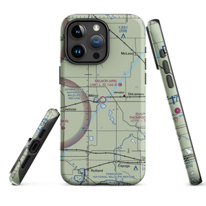 Milnor Municipal Airport (4R6) VFR Sectional  Tough iPhone Case