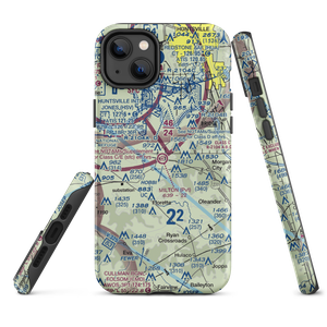 Milton Airport (4AL8) VFR Sectional  Tough iPhone Case