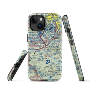 Milton Airport (4AL8) VFR Sectional  Tough iPhone Case