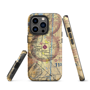 Minden-Tahoe Airport (MEV) VFR Sectional  Tough iPhone Case