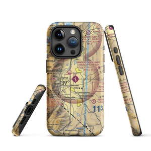 Minden-Tahoe Airport (MEV) VFR Sectional  Tough iPhone Case