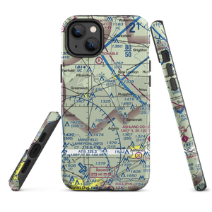 Mindzak Airfield (OI88) VFR Sectional  Tough iPhone Case