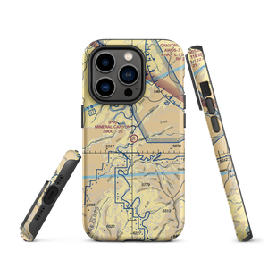 Mineral Canyon Strip (UT75) VFR Sectional  Tough iPhone Case